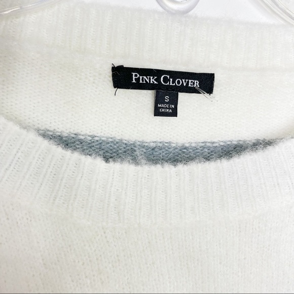 Stitch Fix l Pink Clover Striped Pullover Sweater - Picture 6 of 9